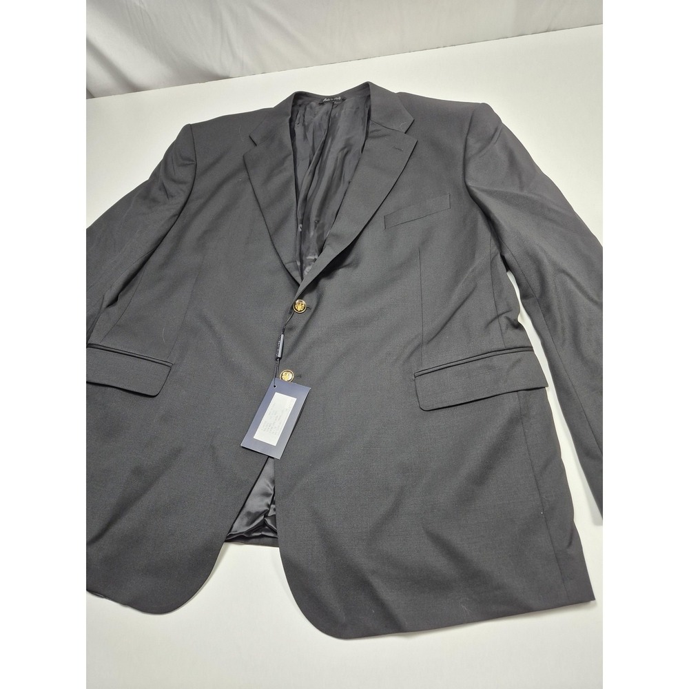 Roberto Zanieri Blazer Mens 54 Blue Wool Reda Super 100s Sport Coat Italy NWT